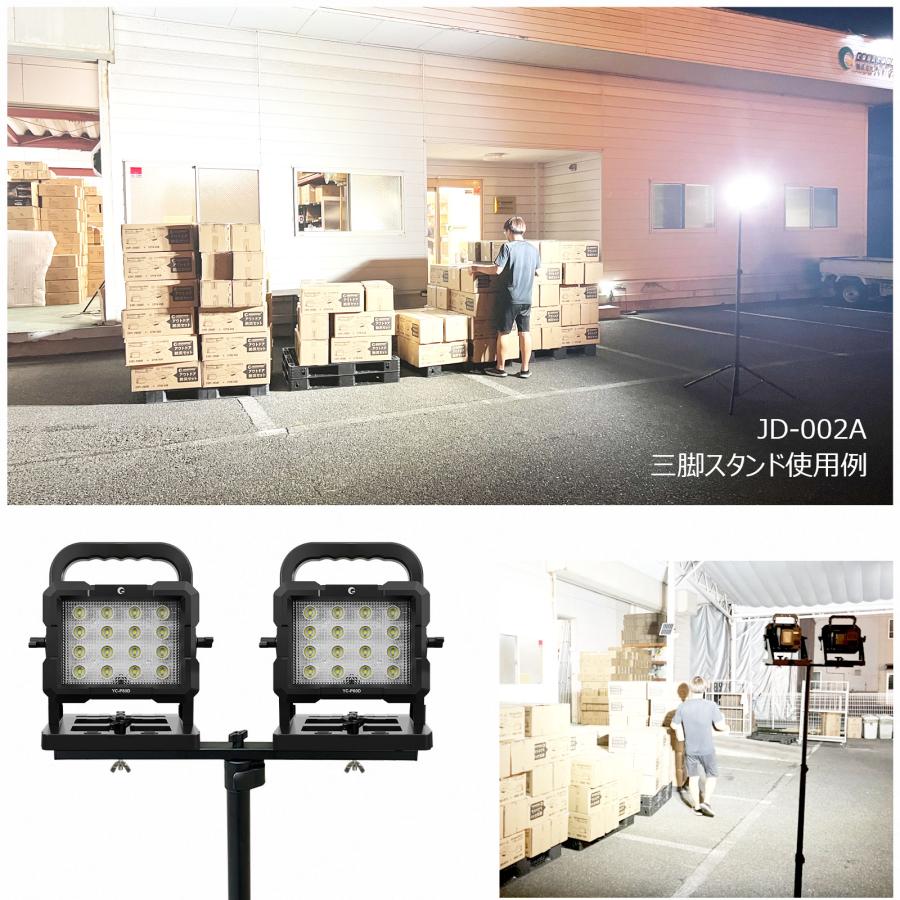 GOODGOODS（グッド・グッズ） 爆買 LED投光器 80W 8000lm マキタ 18V