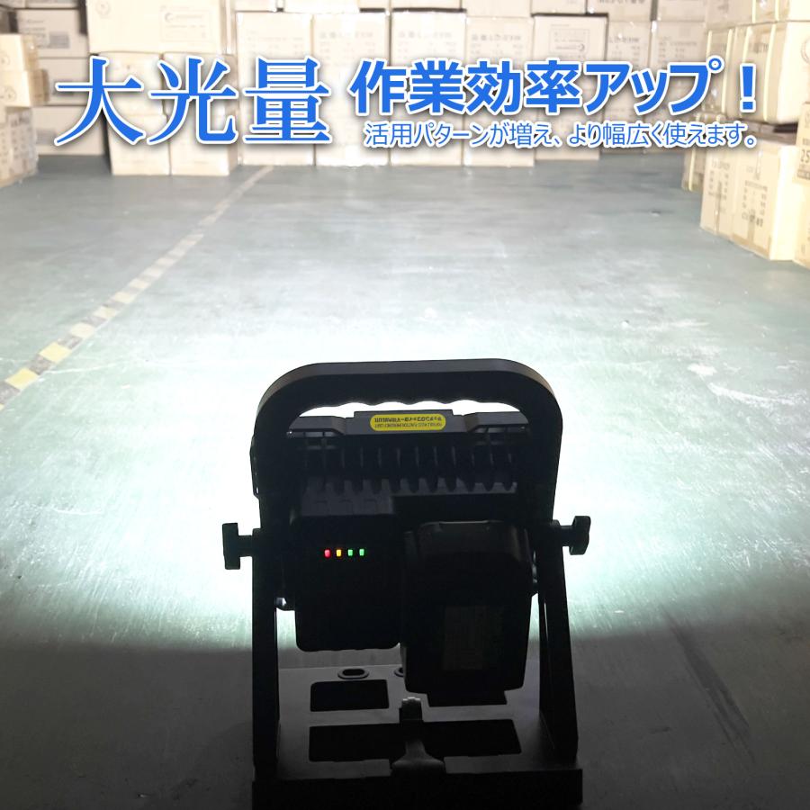 GOODGOODS（グッド・グッズ） LED投光器 80W 8000lm マキタ 18V 互換