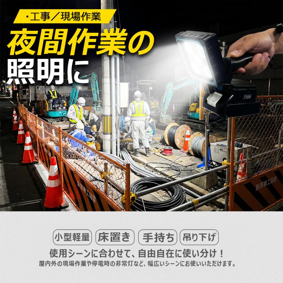 GOODGOODS（グッド・グッズ） LED ワークライト 作業灯 15W 2200lm
