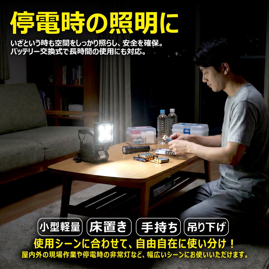 GOODGOODS（グッド・グッズ） LED ワークライト 作業灯 15W 2200lm