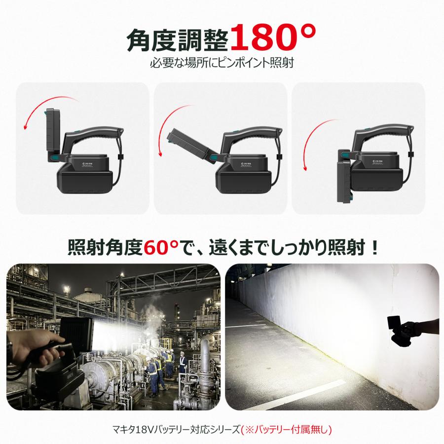 GOODGOODS（グッド・グッズ） LED ワークライト 作業灯 15W 2200lm