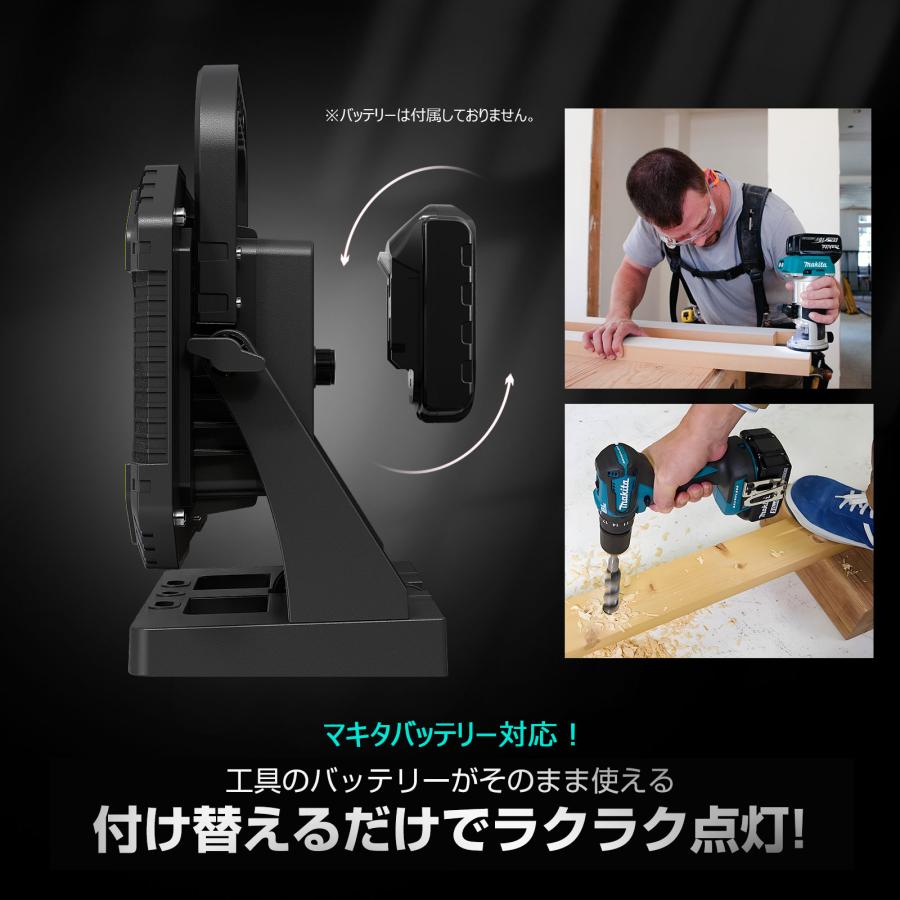 GOODGOODS（グッド・グッズ） 3850円割引き LED投光器 着脱式 18V