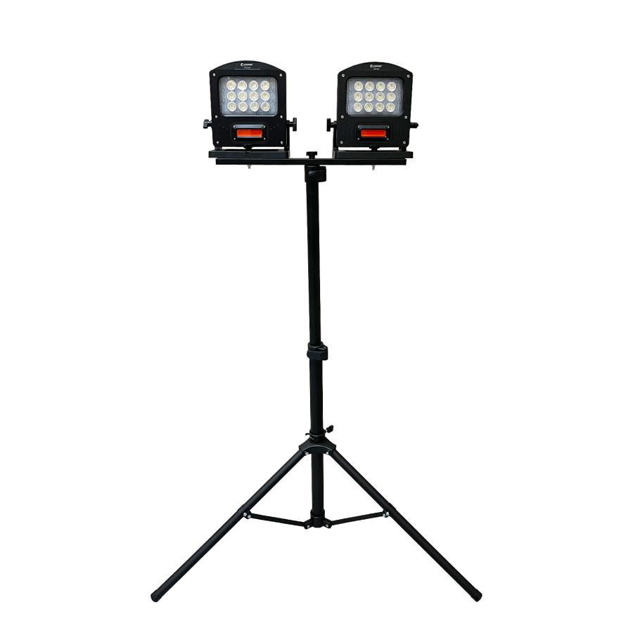 GOODGOODS（グッド・グッズ） セット 100W充電式作業灯 2灯+三脚 