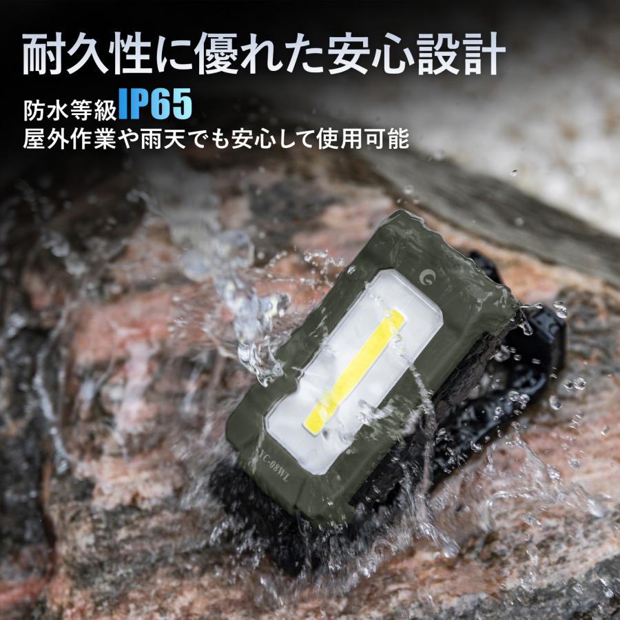 GOODGOODS（グッド・グッズ） 2個セット 強力 1000lm LED作業灯 充電式