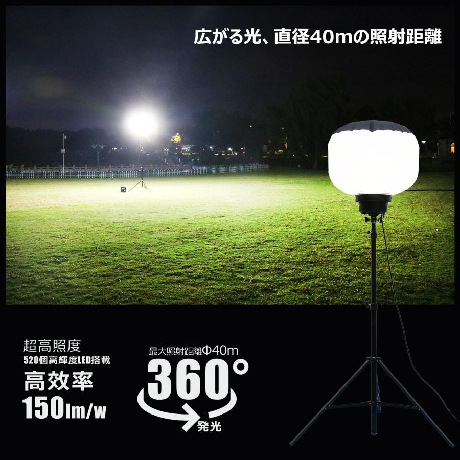GOODGOODS（グッド・グッズ） 爆買 320W LEDバルーンライト超高輝度