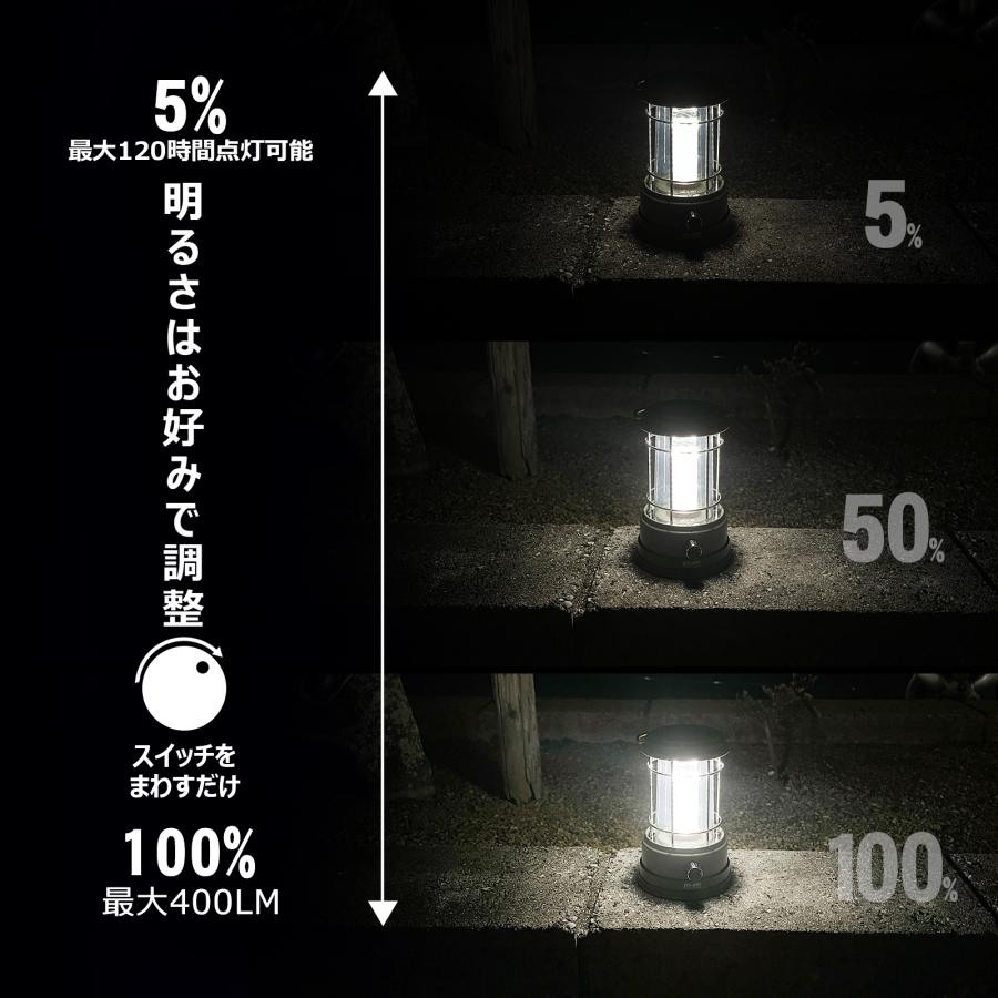 GOODGOODS（グッド・グッズ） 爆買 LEDランタン 充電式 5W ソーラー