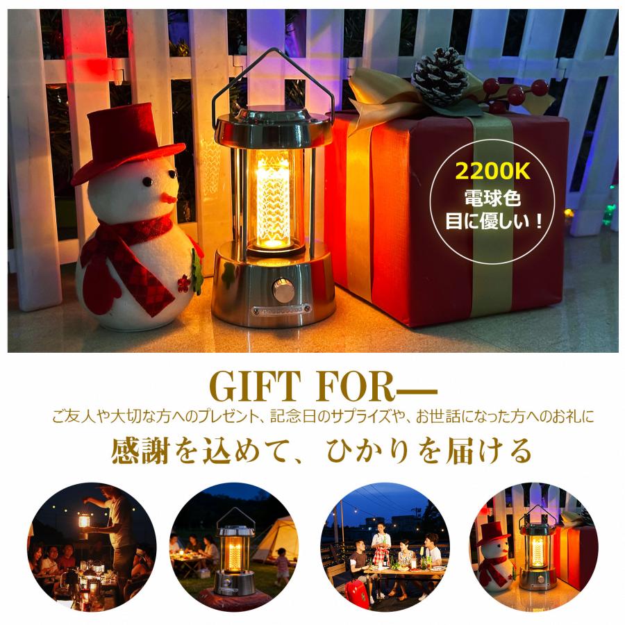 GOODGOODS（グッド・グッズ） GOODGOODS LEDランタン 金属製 USB充電式