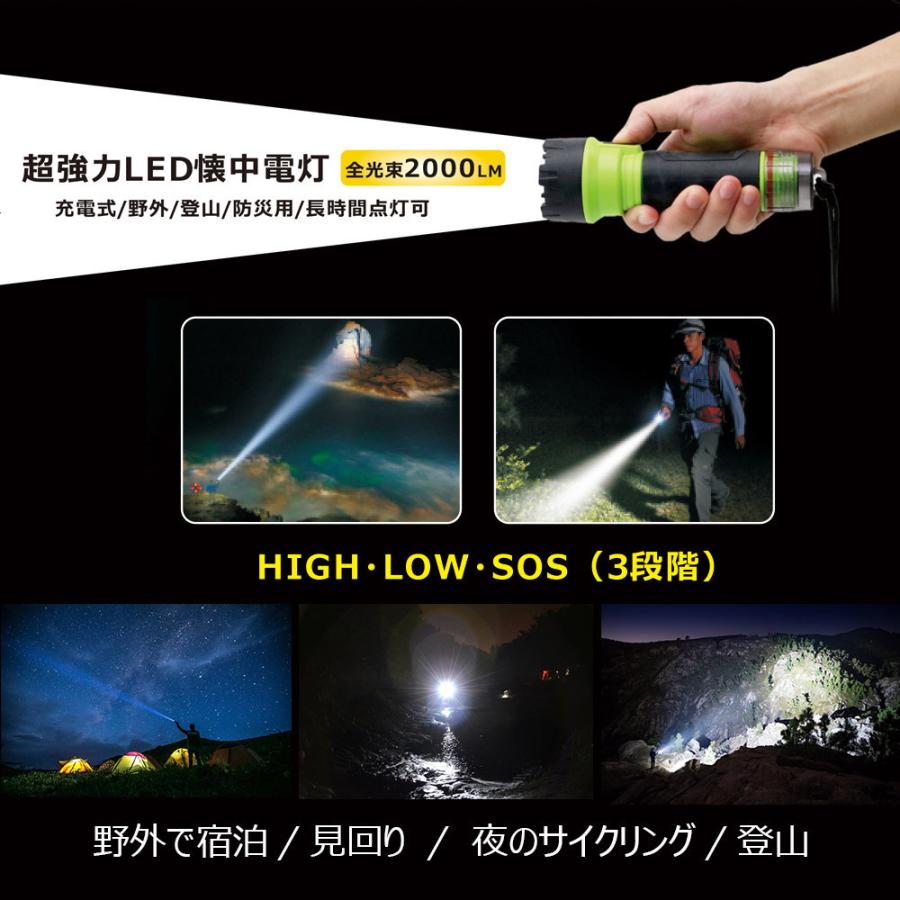 GOODGOODS LED懐中電灯 最強 自転車ライト LEDライト 防水 GOODGOODS LED懐中電灯 最強 自転車ライト LEDライト 防水