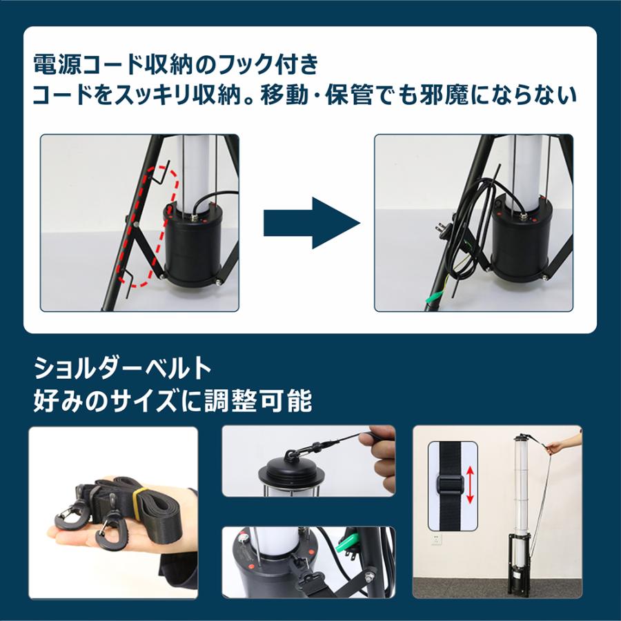 円柱型充電式LED作業灯 GD-40C 約1120㎜ 定価48,070円（税込） 柱型充電式LED作業灯 GD-40C 約1120㎜ 定価48,（税込）