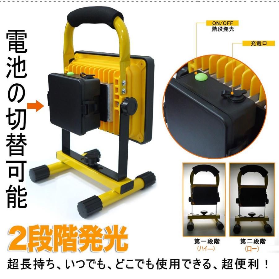 GOODGOODS（グッド・グッズ） 爆買 GOODGOODS LED投光器 充電式 36W