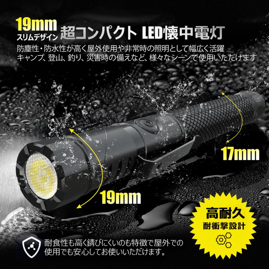 GOODGOODS（グッド・グッズ） 爆買【特大セール】LED懐中電灯 L字 充電