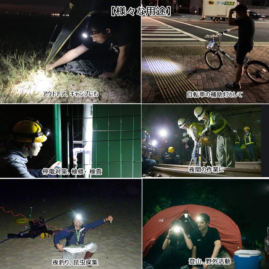 GOODGOODS（グッド・グッズ） LEDヘッドライト 3灯 4000Lm CREE 夜釣り 