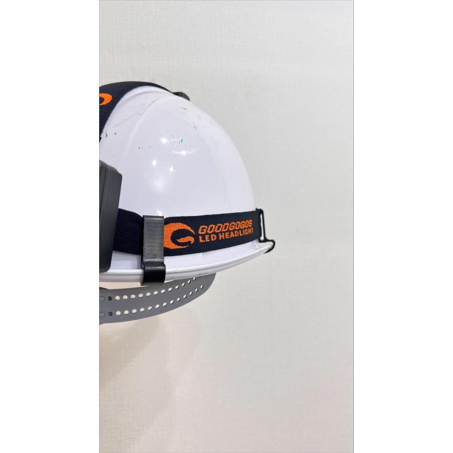 GOODGOODS（グッド・グッズ） ヘルメットホルダー LED ヘッド ライト用