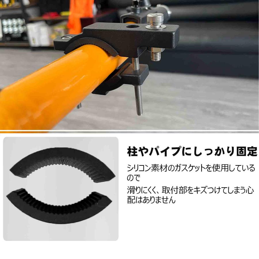 GOODGOODS（グッド・グッズ） 2セット パイプクランプ 投光器用 単管 