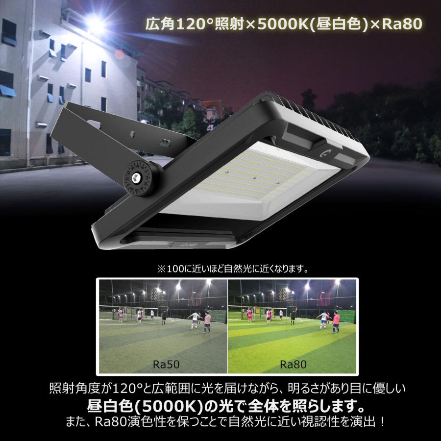 GOODGOODS LED 投光器 240W 防水 屋外用 広角 作業灯 明るい 36000lm 倉庫 工事 集魚灯 看板 LD-240D｜goodgoods-2｜05