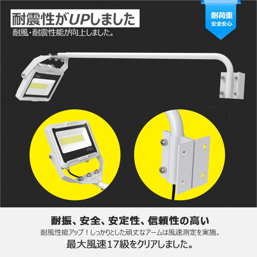 GOODGOODS（グッド・グッズ） LED 投光器 アームライト 90cm 看板照明