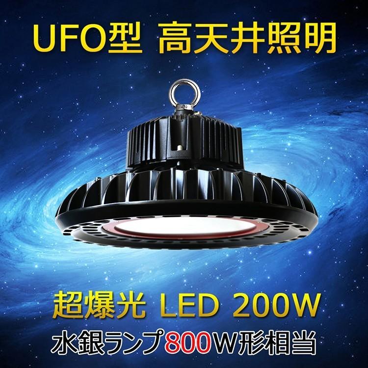 GOODGOODS LED高天井灯 200w 26000lm 水銀灯代替 ペンダント ダウンライト 円盤型 高効率タイプ 落下防止用ワイヤ付き 倉庫 LG-200W｜goodgoods-2