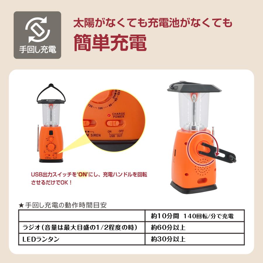 GOODGOODS（グッド・グッズ） LEDソーラーランタン 非常時 プレゼント