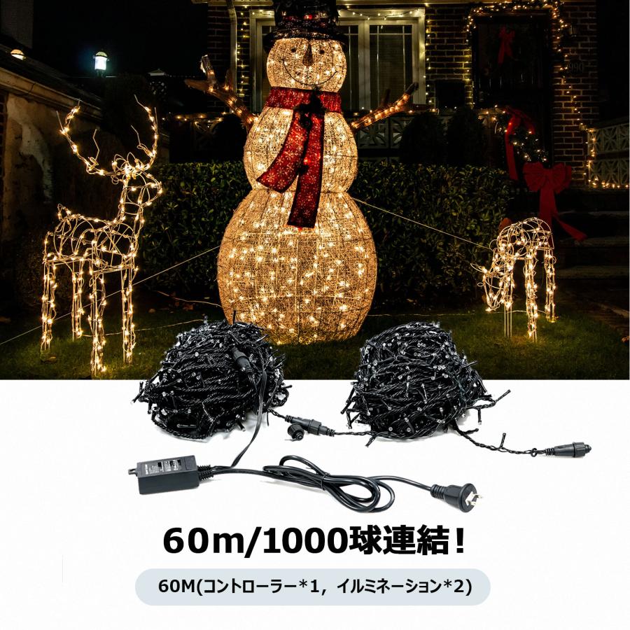 GOODGOODS LEDイルミネーションライト 500球 30m 点灯8パターン GOODGOODS LEDイルミネーションライト 500球 30m 点灯8パターン