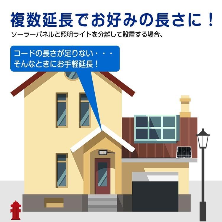 ソーラーライト 3M延長コード ロング 投光器 ガーデンライト TYH-30WA TYH-20WE TYH-34DW TYH-50WK TYH-G5A等対応 GOODGOODS TYH-3M | GOODGOODS | 01