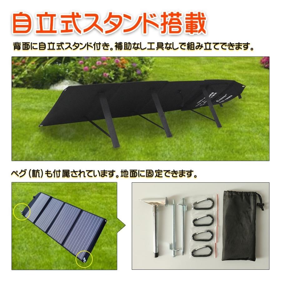 GOODGOODS ソーラーパネル 120W 単結晶 ポータブル電源 台風 GOODGOODS ソーラーパネル 120W 単結晶 ポータブル電源 台風