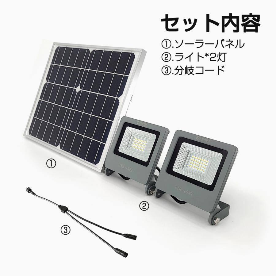 GOODGOODS（グッド・グッズ） GOODGOODS LED投光器 分離型 ソーラー