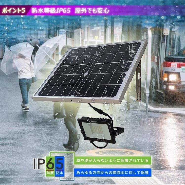 GOODGOODS（グッド・グッズ） 8個セット LED投光器 20W ソーラーライト