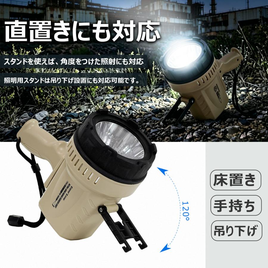 GOODGOODS（グッド・グッズ） サーチライト 作業灯 1500m遠距離照射