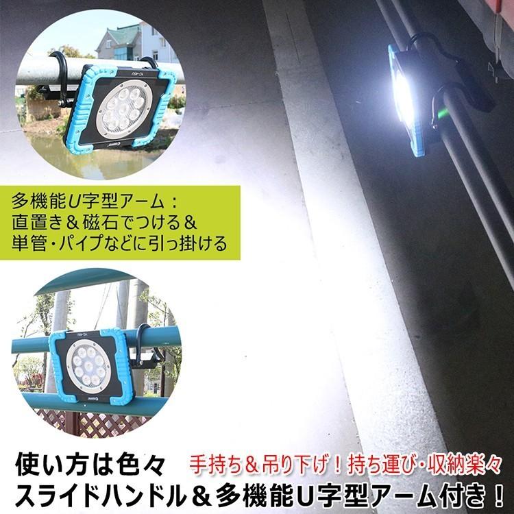 GOODGOODS（グッド・グッズ） GOODGOODS 2個セット LED作業灯 充電式