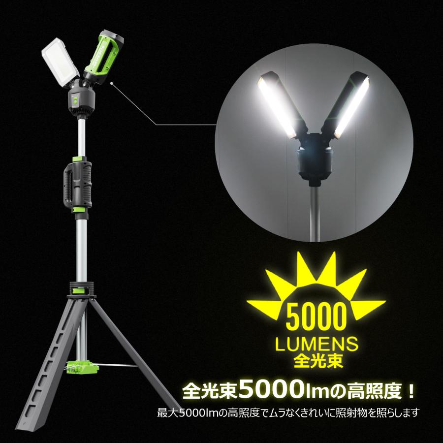 GOODGOODS（グッド・グッズ） SALE LED ワークライト スタンド 投光器