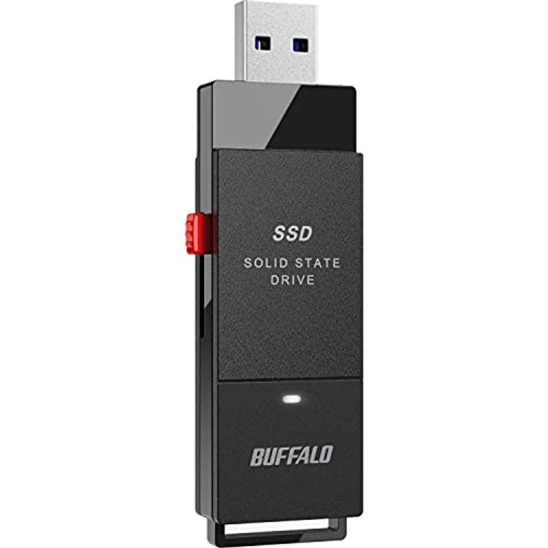 バッファロー SSD 外付け 1.0TB 超小型 コンパクト ポータブル PS5/PS4対応(メーカー動作確認済) USB3.2Gen1 ブ