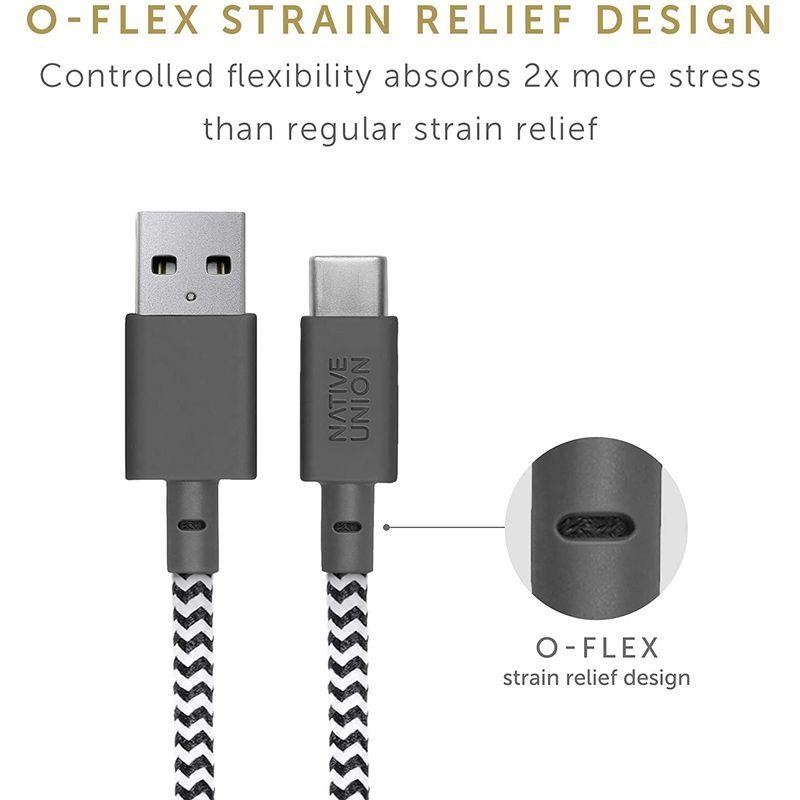 NATIVE UNION ネイティブユニオン Belt Cable XL USB-C to USB-A 3m 急速充電ケーブル レザース