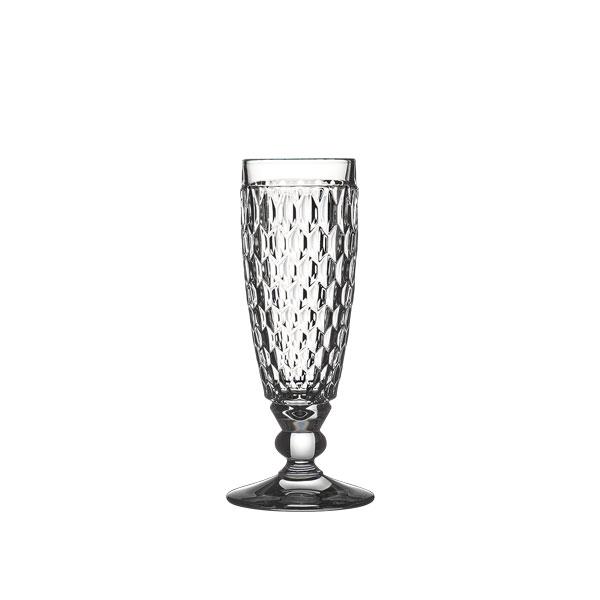 二ノ宮クリスタル  Villeroy＆Boch (ビレロイ＆ボッホ) BOSTON (ボストン) シャンパーニュフルート　VB -8772 (4個入)