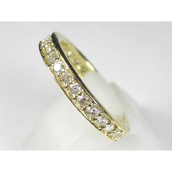 フルエタニティリング 大粒1ct 天然ダイヤ 18金ピンクゴールド 18金