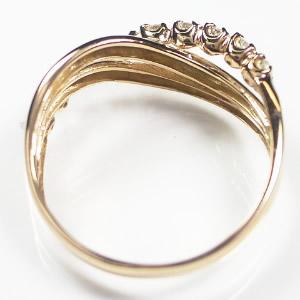 スイートテンダイヤモンド ピンクゴールドリング K18 18金 結婚記念日
