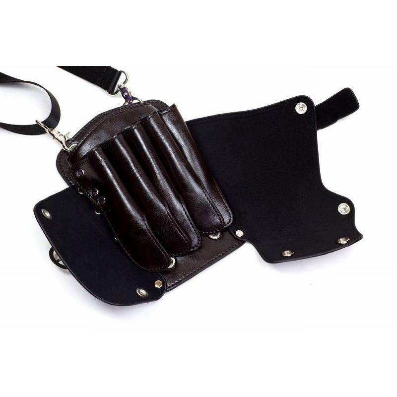 シザーケース バック 5丁 対応 高耐久PUレザー製 美容師