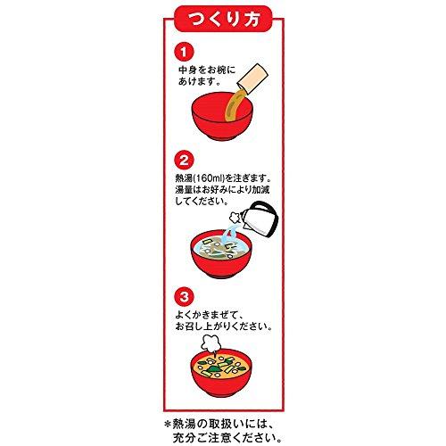 マルコメ 生みそ汁 料亭の味わかめ 即席味噌汁 12食×12袋|goodlife-shop|04
