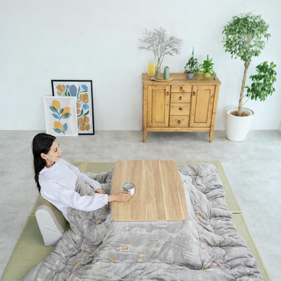 GOOD LIFE INTERIOR こたつ テーブル 長方形 90 おしゃれ 北欧 90×60cm