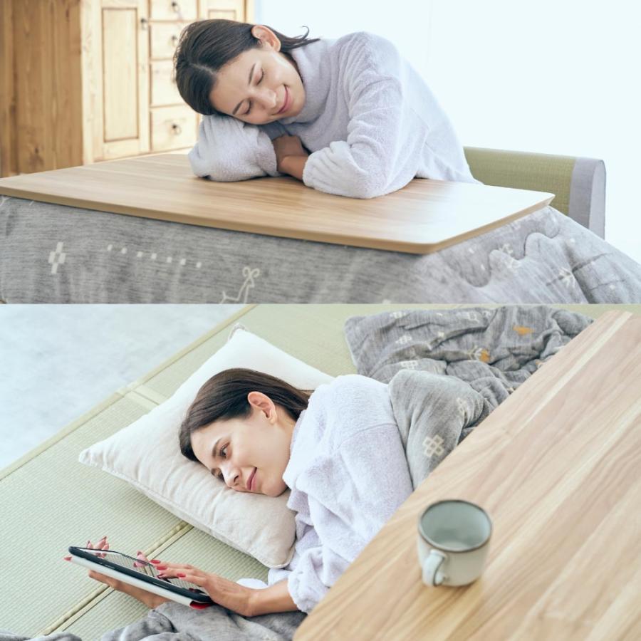 GOOD LIFE INTERIOR こたつ テーブル 長方形 90 おしゃれ 北欧 90×60cm