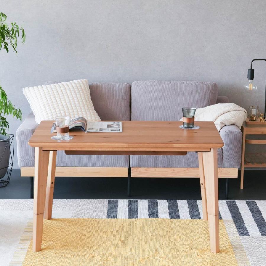 GOOD LIFE INTERIOR こたつ テーブル ハイタイプ 長方形 105×60cm 単品