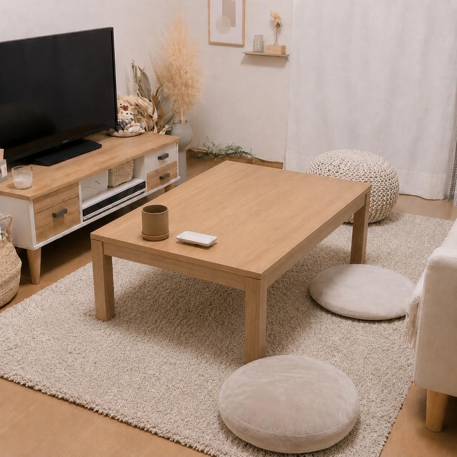 GOOD LIFE INTERIOR こたつ テーブル 長方形 120×80cm おしゃれ