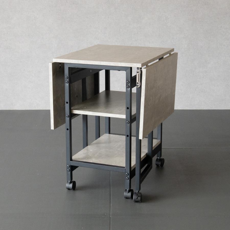 GOOD LIFE INTERIOR バタフライテーブル キャスター付き 100×50 高さ