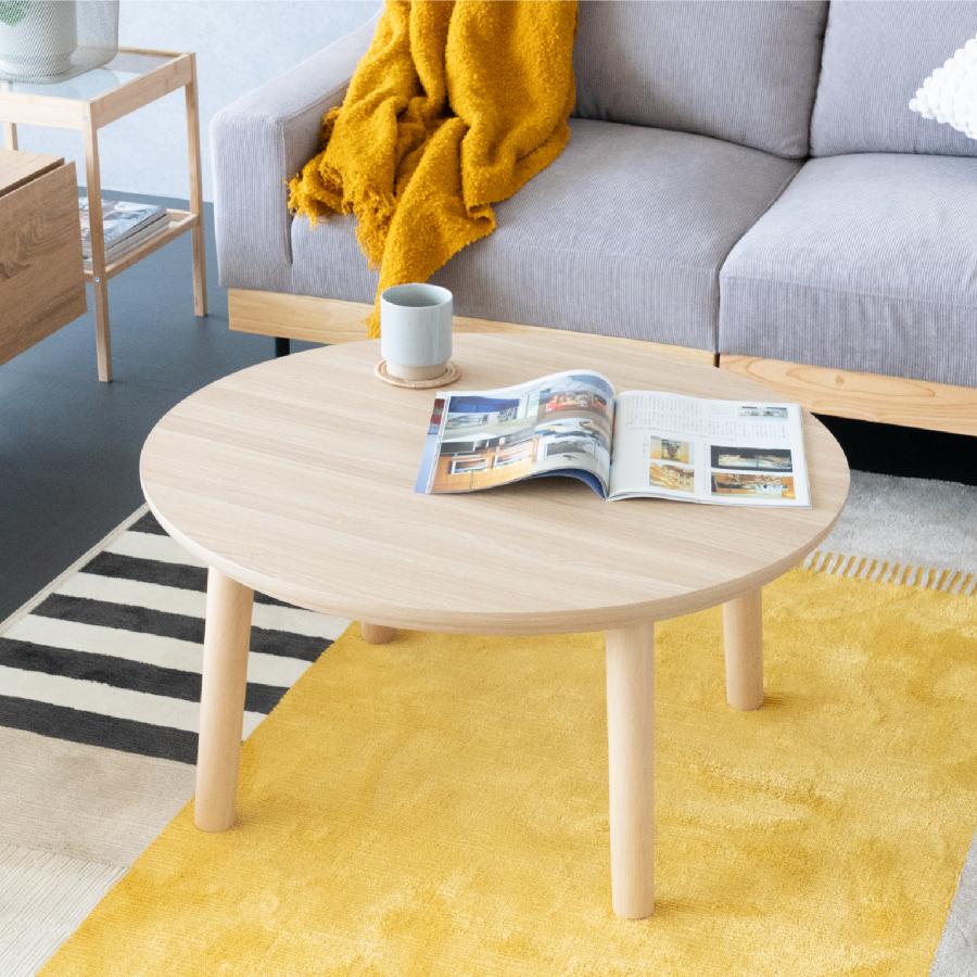 こたつ　円形　75cm GOOD LIFE INTERIOR こたつ テーブル 円形 75cm こたつテーブル 丸型