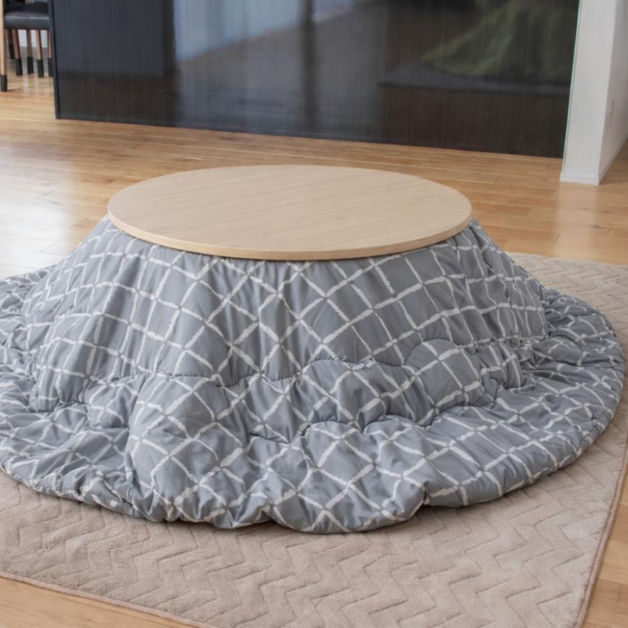 GOOD LIFE INTERIOR こたつ布団セット 円形 75cm こたつ おしゃれ 丸型