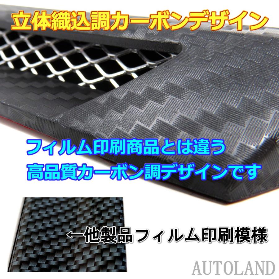 ダミーダクト カーボンデザイン アルミメッシュ 2個セット ダミーダクト カーボンデザイン アルミメッシュ 2個セット