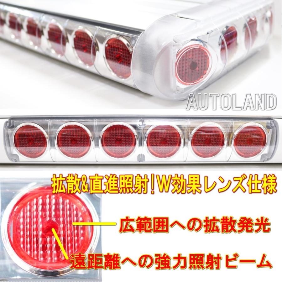 車載用大型LED回転灯パトランプ　赤色　激光フラッシュライト　12V24V兼用　ALTEEDアルティード