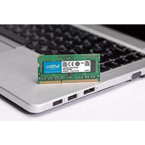 30％オフセール crucial ノート用メモリ 4GB DDR3 1600MHz PC3L-12800 低電圧 1.35V・1.5V両対