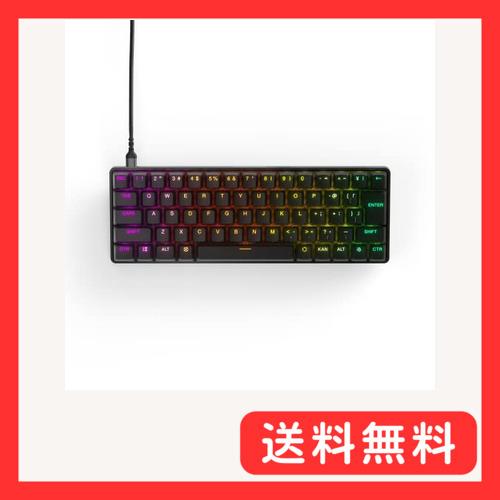 SteelSeries ラピッドトリガー 搭載 ゲーミングキーボード ミニ