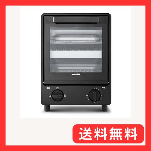 COMFEE' オーブントースター 縦型 8L トースト2枚焼き 上下_corg COMFEE'/コンフィーオーブントースター 縦型トースター2枚焼き 8L