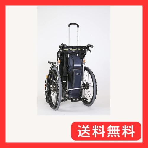 車椅子(酸素ボンベ入れ付き) ボンベ楽(ラック)II 車イス用酸素カートキャリア【車いすは付属して